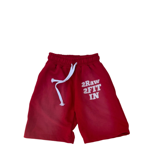 Red 2Raw 2Fit in shorts