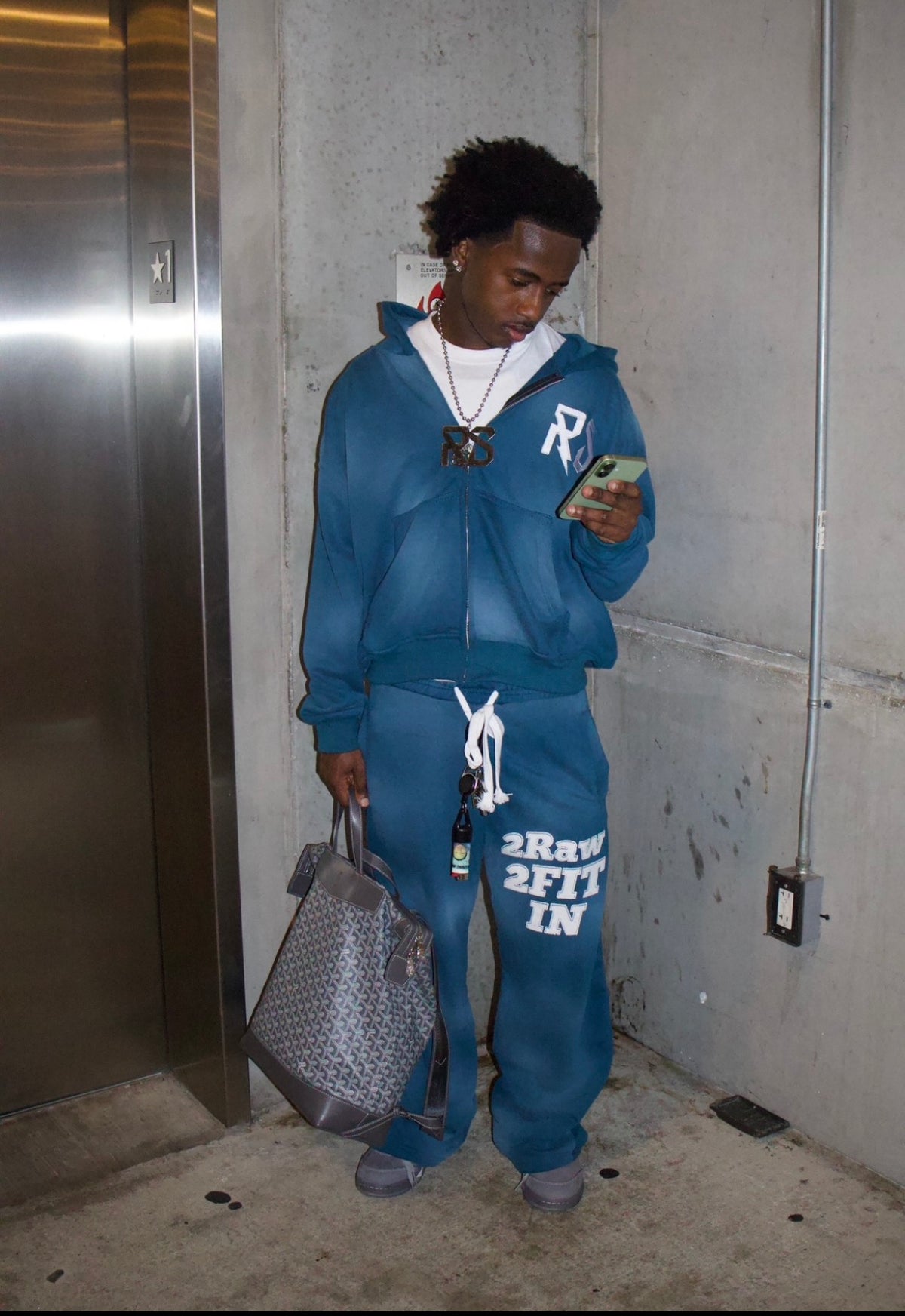 Blue 2Raw 2Fit in pants