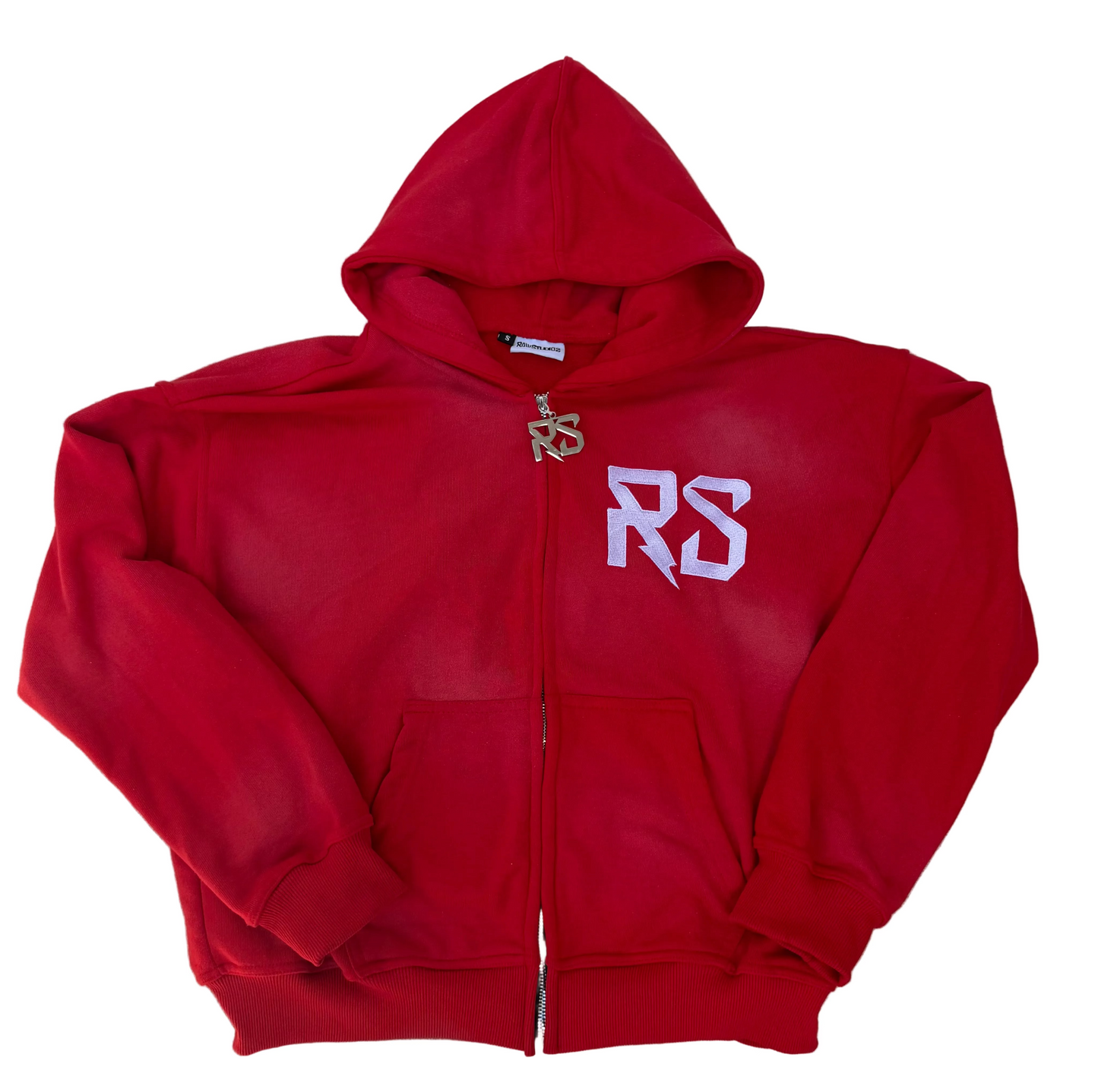 Red 2 Raw 2 fit in zip up hoodie